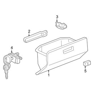 Toyota OE - Instrument Panel - Glove Box