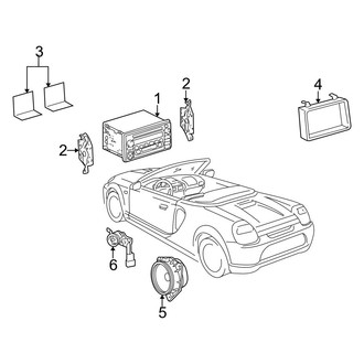 Toyota OE - Instrument Panel - Sound System