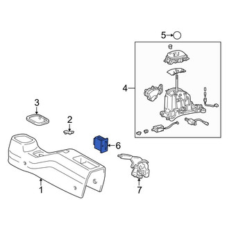 Toyota OE - Right Door Window Switch