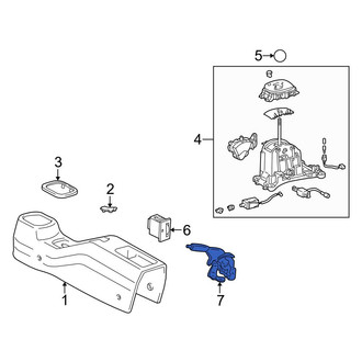 Toyota OE - Parking Brake Handle Assembly