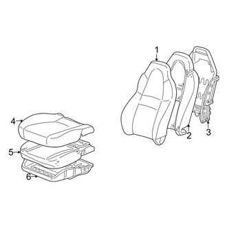 Toyota OE - Seats & Tracks - Seat Components