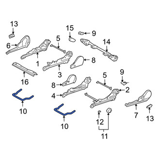 Toyota OE - Front Left Seat Track Adjust Handle