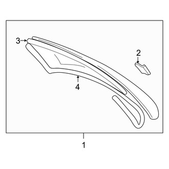Toyota OE - Removable Top - Glass