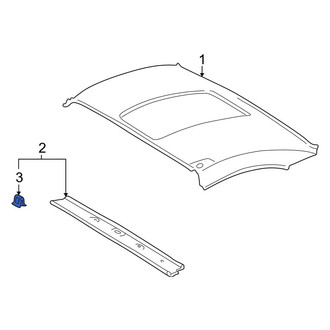 Toyota OE - Windshield Post Trim Clip