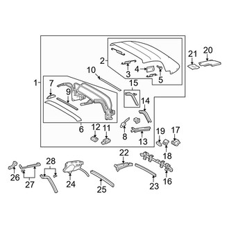 Toyota OE - Convertible/Soft Top - Cover & Components