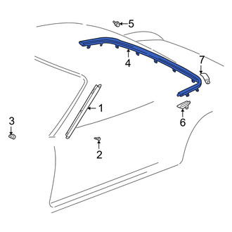 Toyota OE - Roof Molding