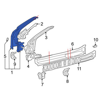 Toyota OE - Left Outer Body A-Pillar