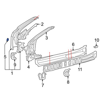 Toyota OE - Body A-Pillar Bracket