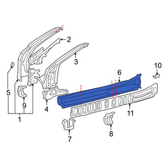 Toyota OE - Left Outer Rocker Panel