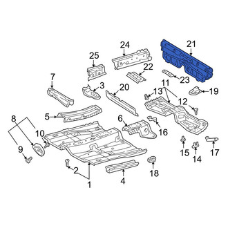 Toyota OE - Center Floor Pan Crossmember