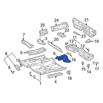 Toyota OE - Floor Side Rail