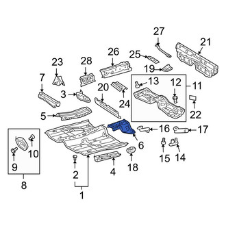 Toyota OE - Floor Side Rail