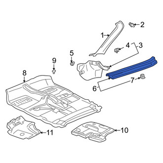 Toyota OE - Left Door Sill Plate