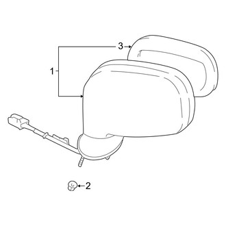 Toyota OE - Door - Outside Mirrors