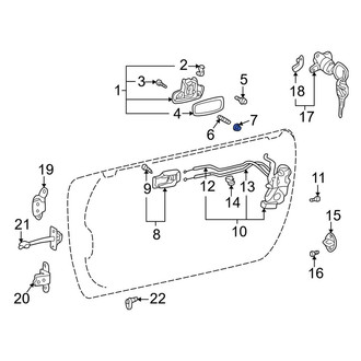 Toyota OE - Wiper Arm Nut