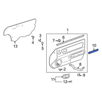 Toyota OE - Front Left Door Armrest
