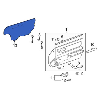 Toyota OE - Left Door Panel Insulation