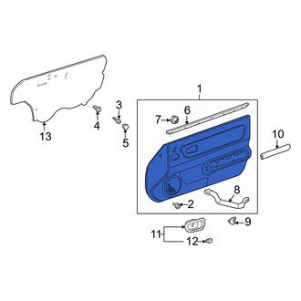 Toyota OE - Front Left Inner Door Interior Trim Panel
