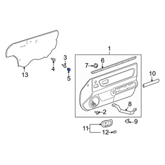 Toyota OE - Door Interior Trim Panel Cap
