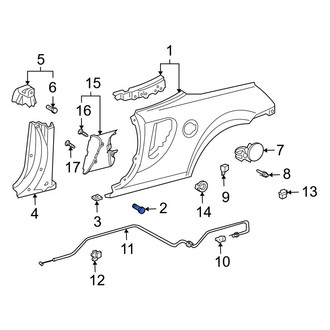 Toyota OE - Quarter Panel Bolt