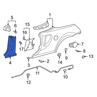 Toyota OE - Right Body B-Pillar