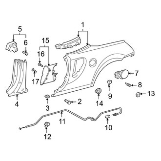 Toyota OE - Quarter Panel & Components