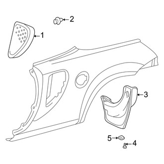 Toyota OE - Quarter Panel - Exterior Trim