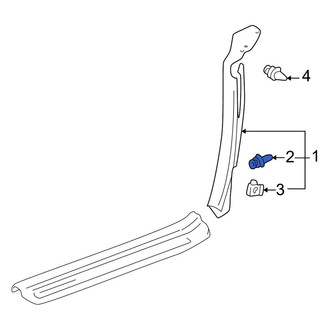 Toyota OE - Lower Body A-Pillar Trim Panel Clip