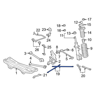 Toyota OE - Rear Upper Suspension Crossmember Reinforcement