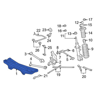 Toyota OE - Rear Suspension Subframe Crossmember
