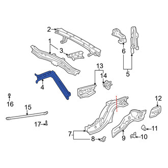 Toyota OE - Floor Pan Crossmember Brace