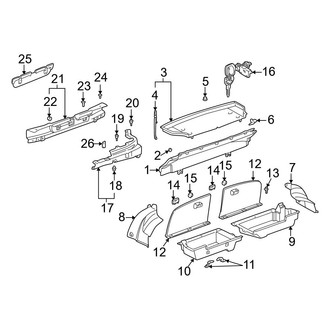 Toyota OE - Rear Body & Floor - Interior Trim