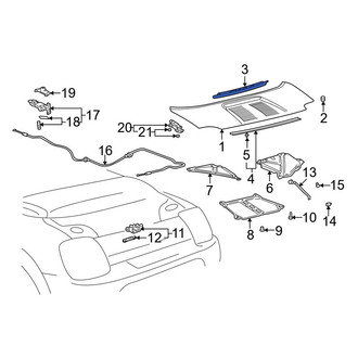 Toyota OE - Front Deck Lid Seal