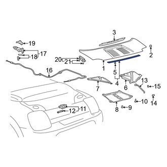 Toyota OE - Rear Deck Lid Seal