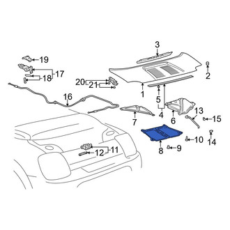 Toyota OE - Rear Inner Deck Lid Trim