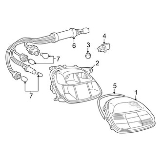 Toyota OE - Rear Lamps - Combination Lamps