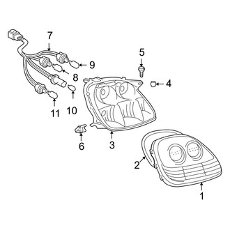 Toyota OE - Rear Lamps - Combination Lamps