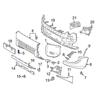 Toyota OE - Front Grille Molding