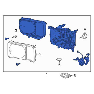 Toyota OE - Front Left Headlight Assembly