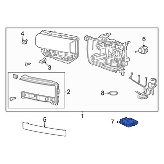 Toyota OE - Front Left Headlight Control Module