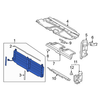 Toyota OE - Front Radiator Shutter Assembly