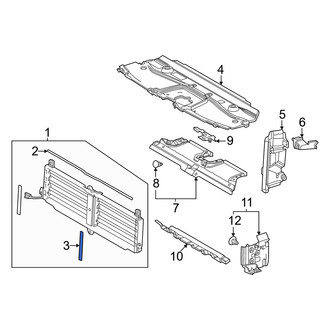 Toyota OE - Outer Radiator Shutter Seal