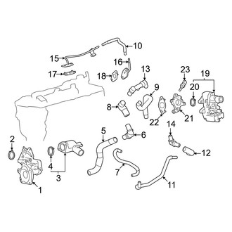 Toyota OE - Cooling - Hoses & Pipes