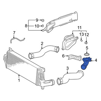 Toyota OE - Right Intercooler Pipe
