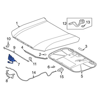Toyota OE - Front Hood Latch