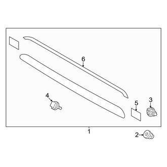 Toyota OE - Hood - Exterior Trim