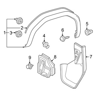 Toyota OE - Fender - Exterior Trim
