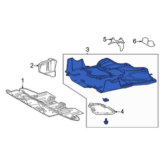 Toyota OE - Rear Floor Pan Splash Shield