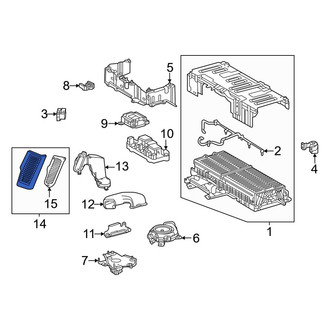 Toyota OE - Rear Right Interior Quarter Panel Trim Panel Access Cover