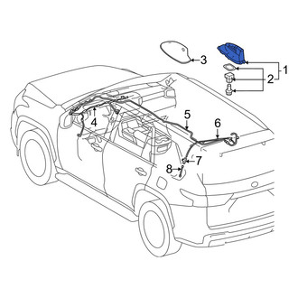 Toyota OE - Radio Antenna Assembly